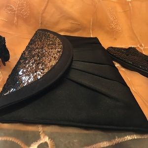 clutches/mini bags sequins beaded - bundle of 2